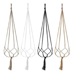 Hanging Plant Pot Hanging Basket Vases with Hook Creative Macrame Suspension Plant Planters for Hanging Flower Pot Net