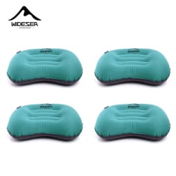 Widesea Portable Inflatable Pillow Camping Equipment Compressible Folding Air Cushion Outdoor Protective Tourism Sleeping 4pc