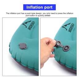 Widesea Portable Inflatable Pillow Camping Equipment Compressible Folding Air Cushion Outdoor Protective Tourism Sleeping 4pc