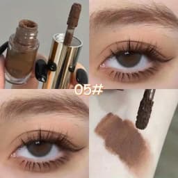 Liquid Eyeshadow Stick - Matte & Glitter for Contour & Eye Makeup,Blendable Creamy Texture,Long-Lasting Wear,Natural Eye Makeup