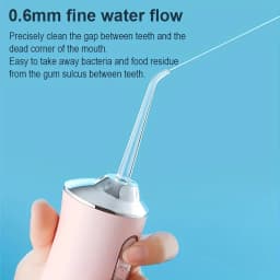 8Pack GentleCare Water Flosser Tips - Easy-to-Attach, Durable Plastic Nozzles for a Hygienic Clean, Convenient Replacement Pack