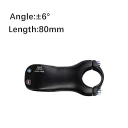 Elitaone Carbon Bicycle Stem 6 Degree 31.8mm MTB Road Bike Handlebar Compatible 70-130mm Length for Enhanced Cycling Experienc
