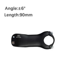 Elitaone Carbon Bicycle Stem 6 Degree 31.8mm MTB Road Bike Handlebar Compatible 70-130mm Length for Enhanced Cycling Experienc