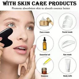 3Pcs Face Massager Kit Ice Face Roller Gua Sha Board Facial Massage Roller Face Lifting Contouring Tools Beauty Skin Care Tools