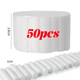 50/100pcs Disposable Dental Medical Surgical Cotton Rolls Tooth Gem High-purity Cotton Roll Dentist Teeth Whitening Consumables