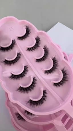 5 Pairs Mink Eyelashes False Eyelash Natural/Thick Long Eye Lashes Soft Fluffy Wispy 3D Lashes Eyelash Extension Makeup Tools