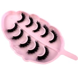 5 Pairs Mink Eyelashes False Eyelash Natural/Thick Long Eye Lashes Soft Fluffy Wispy 3D Lashes Eyelash Extension Makeup Tools