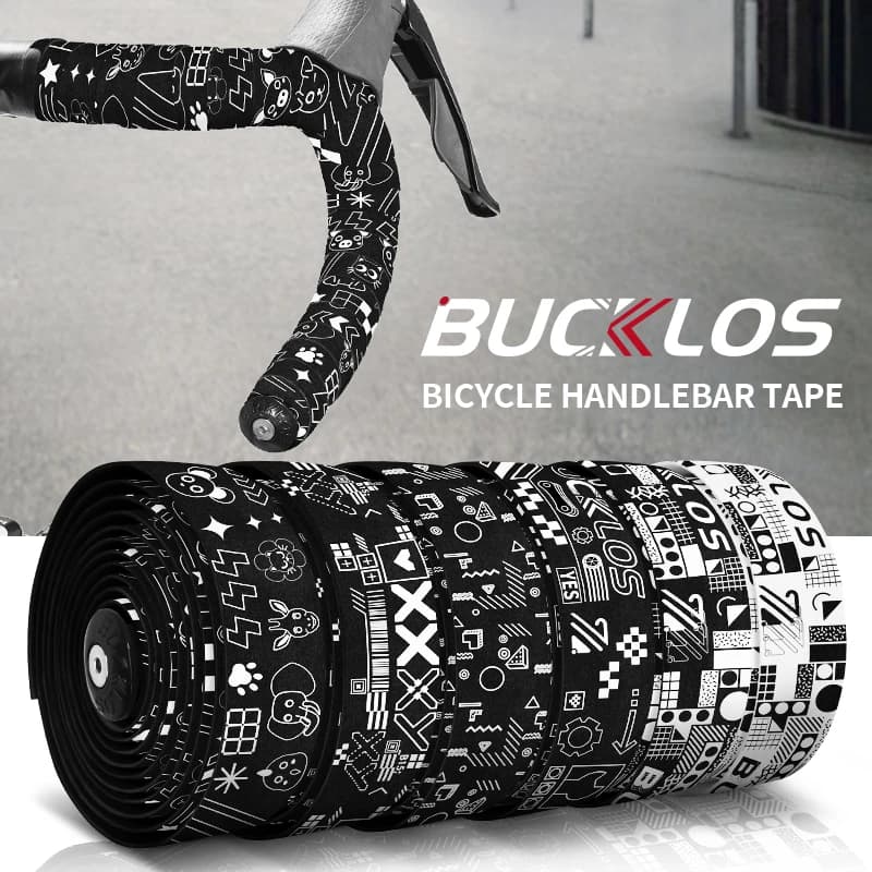 BUCKLOS Bar Tape Gravel Road Bike Handlebar Wrapper Comfortable Anti-slip Bicycle Bar Strap Handle Winding for Speed Race Cycle
