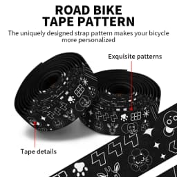 BUCKLOS Bar Tape Gravel Road Bike Handlebar Wrapper Comfortable Anti-slip Bicycle Bar Strap Handle Winding for Speed Race Cycle