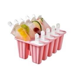 Premium BPA-Free Silicone Popsicle Molds with 6/10 Reusable Sticks - Easy Release Homemade Ice Pop Maker for Kids & Family