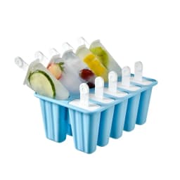 Premium BPA-Free Silicone Popsicle Molds with 6/10 Reusable Sticks - Easy Release Homemade Ice Pop Maker for Kids & Family
