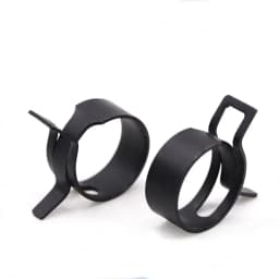 10pcs Stainless Steel Spring Hose Clamps 6-22mm Fuel/Water/Air Pipe Clips for Automotive and Plumbing