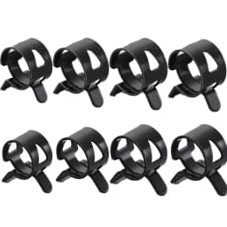10pcs Stainless Steel Spring Hose Clamps 6-22mm Fuel/Water/Air Pipe Clips for Automotive and Plumbing