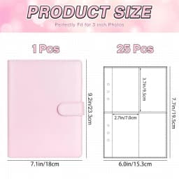 25pcs Page(4 Grids) Photo Card A5-Binder Kpop Photo Albums Idol Cards Loose-leaf Collect Book Binder Binder Photocard Holder