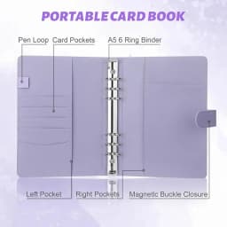 25pcs Page(4 Grids) Photo Card A5-Binder Kpop Photo Albums Idol Cards Loose-leaf Collect Book Binder Binder Photocard Holder