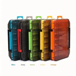 New Double-Sided Fishing Tackle Box Organizer, Large and Small, Fishing Accessories Storage Case for Lures, Hooks, Lure Tools