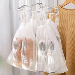 50 Pcs Breathable Dust Covers Non-Woven Dustproof Drawstring Clear Storage Bag Travel Pouch Shoe Bags Drying Shoes Protect