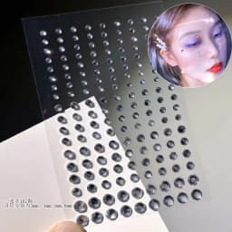 1Sheet Pink Faux Gemstone Facial Sticker Star & Flower Shaped for Makeup and Decoration Y2K Party Music Festival Gift For Girls*