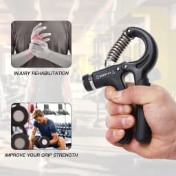 Gripper Adjustable R-Type Hand Grip Exercise Countable Strength Exercise Strengthening Pliers Spring Finger Pinch Wrist Expander