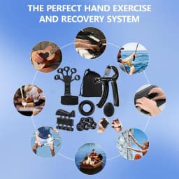 Gripper Adjustable R-Type Hand Grip Exercise Countable Strength Exercise Strengthening Pliers Spring Finger Pinch Wrist Expander