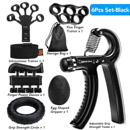 Gripper Adjustable R-Type Hand Grip Exercise Countable Strength Exercise Strengthening Pliers Spring Finger Pinch Wrist Expander
