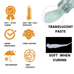 Strong Adhesive Glue for Silicone, Plastic, Metal, Glass - Repair Silicone Dolls, Prosthesis, Fake Skin, Toys and More