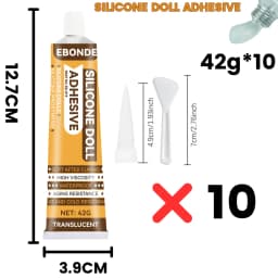 Strong Adhesive Glue for Silicone, Plastic, Metal, Glass - Repair Silicone Dolls, Prosthesis, Fake Skin, Toys and More
