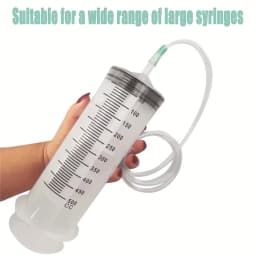 1M green needle, transparent soft tube, compatible with a variety of large-bore syringes