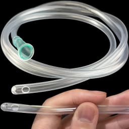 1M green needle, transparent soft tube, compatible with a variety of large-bore syringes