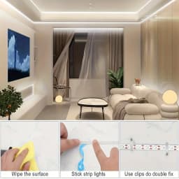5V USB LED Lights Strip Button Switch Flexible Ribbon SMD3528 Tape 60 LEDs/m for TV Backlight Christmas  DIY Party Decoration