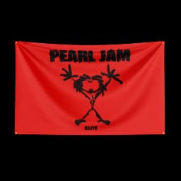 3x5 Ft Heavy Rock Band P-Pearl Jams Flag Polyester Digital Printing Banner for Bedroom Wall Art Out Door Tapestry Decoration