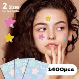 280pcs Star Acne Patch, Waterproof and Breathable, Daily Facial Use, Facial Skin Cover and Care Essentials, Personal Care