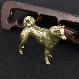 1Pc Retro Brass Tea Pet Animal Dog Statue Cute Puppy Miniature Figurine Home Office Desk Decor Gift
