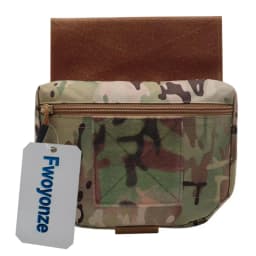 Fwoyonze 500D Nylon Outdoor Tactical JPC/CPC Vest/Tactical Chest Pouch FC Large Sub-Pouch Expanded Lower Belly Bag