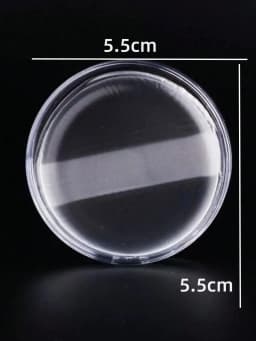 1/2Pcs Silicone Makeup Sponge, Water-Based Crystal Jelly BB Cushion Puff, Transparent Makeup Foundation Sponge, Non-Absorbing