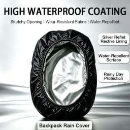New Waterproof Backpack Cover Ravel Safety Outdoor Backpack Cover Waterproof Rain Cap Cover YJ04