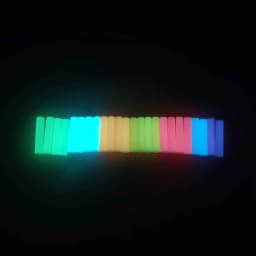 High-brightness Resin Luminous Rod 1.5*7mm Fingertip Gyroscope Accessory Knife Umbrella Rope Decoration  long-lasting luminous