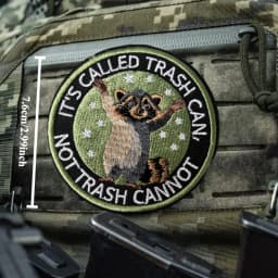 It's Called Trash Can, Not Trash Cannot Tactical Patch Embroidery Hook&Loop Patches Military Morale Badge Backpack Stickers