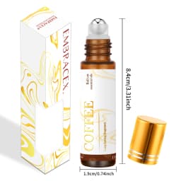 2PC/1PC Cookie Coffee Fragrance Oils Roller 10ml Car Diffusers Oil For Comfort & Humidifier Sweet Baked Scent Gifts
