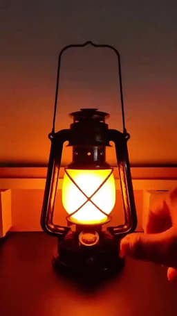 Vintage Lantern Portable Camping Light Rechargeable Outdoor Hanging Travel Light 3 Lighting Modes For Bar Restaurant Decoration