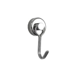 Heavy 1/2/4/8Pcs Duty Magnetic Hooks Strong Neodymium Magnet Hook Black Silver Swivel Hook Kitchen Refrigerator Hanging Tools
