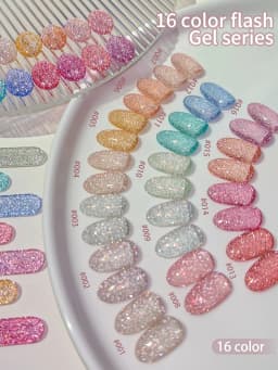 XEIJAYI 1Pc 15ml Gel Nail Polish ,UV LED Soaking Nail Gel, Semi-Permanent, DIY Salon Quality Nail Art Gel For Spring And Summer