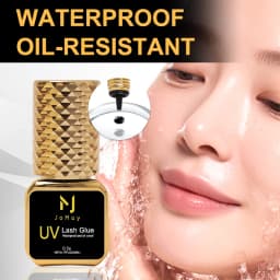 JOMAY 0.5Sec Eyelash Extension Glue Black Fast Dry UV Lashes Glue Black Eyelash Glue Lash Remover For UV Eyelash Extension