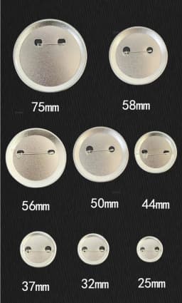 10/20 Pcs Metal Badge Pin Button Maker Parts DIY Blank Badge Button Parts for Art Crafts Making Iron-Base Badges Set 25-75MM