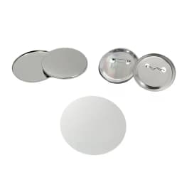 10/20 Pcs Metal Badge Pin Button Maker Parts DIY Blank Badge Button Parts for Art Crafts Making Iron-Base Badges Set 25-75MM