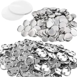 10/20 Pcs Metal Badge Pin Button Maker Parts DIY Blank Badge Button Parts for Art Crafts Making Iron-Base Badges Set 25-75MM