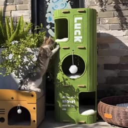 Multi-Layer Cat Nest Cat Climbing Frame Integrated Closed Security Cat Sleeping Nest Scratch-Resistant Wear-Resistant Four-Seas