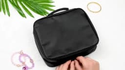 Travel Jewelry Organizer Case,Jewelry Bags Jewelry Storage Book Binder with Clear Zipper Velvet Pouch for Traveling,Earrings
