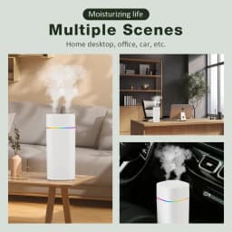 300/600ML USB Air Humidifier For Home Car With Colorful Night Light Large Capacity Essential Oil Aroma Diffuser Mist Sprayer