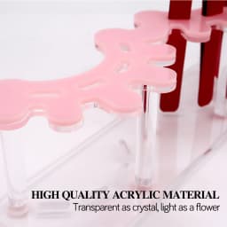 Acrylic Eyelash Tweezers Storage Rack Tweezer Organizer Holder Stand Eyelash Extension Tools Makeup Beauty Shelf 8 Holes